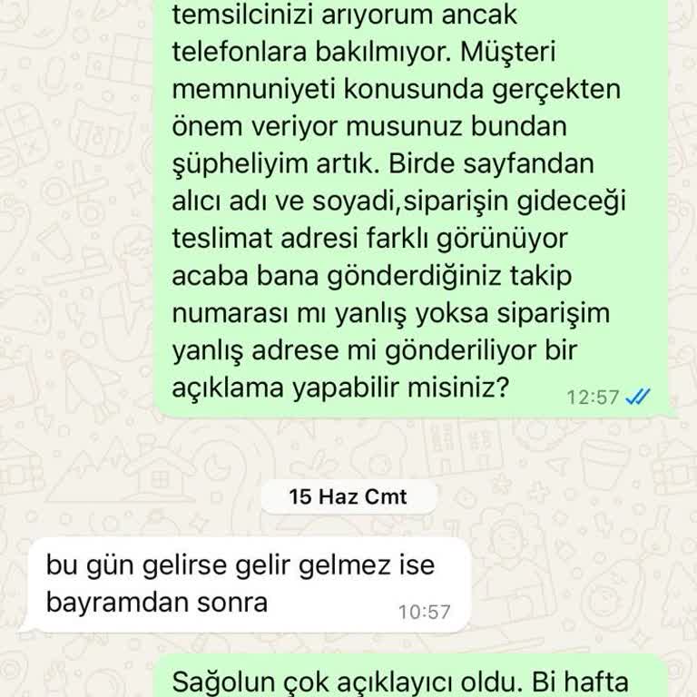 Organic Scarfs Bayram Öncesi Siparişlerin Teslim Edilmemesi