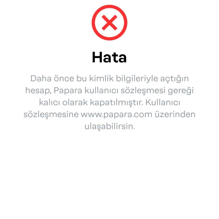 Papara Hesabımı Kullanamıyorum