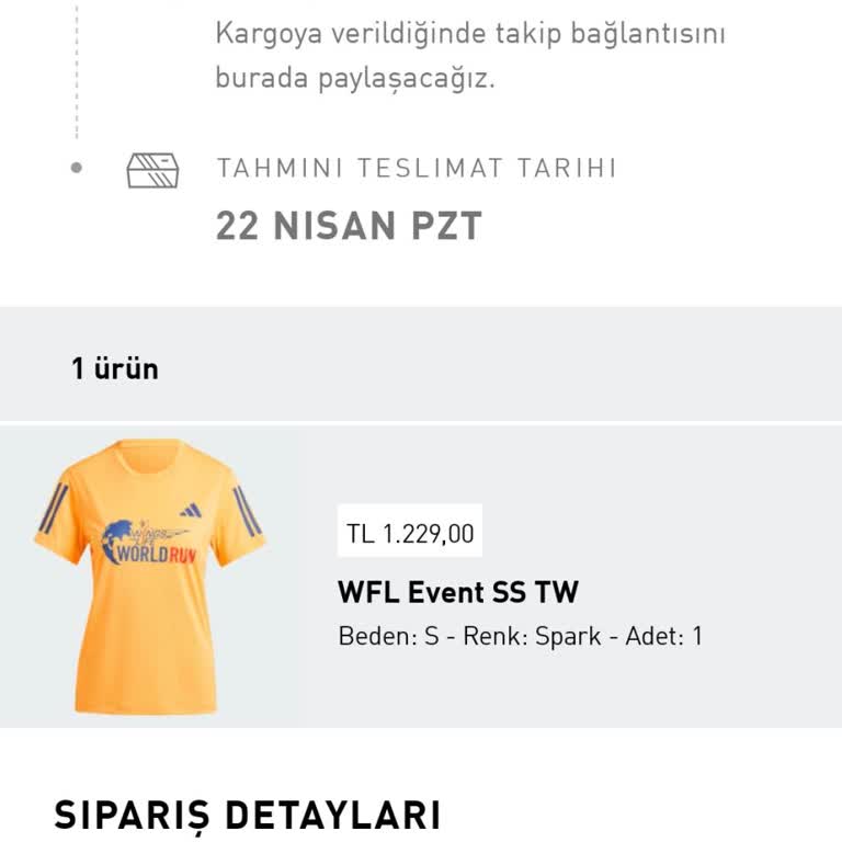 Adidas Wings for Life T-Shirt Lieferverzögerung und Probleme mit der Lagerverwaltung