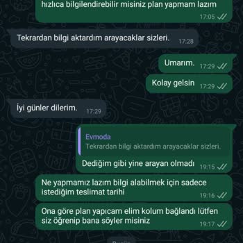 Ev Moda Alışveriş Çözümsüzlüğü...