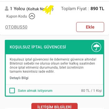 Obilet İndirim Kodu Çalışmıyor