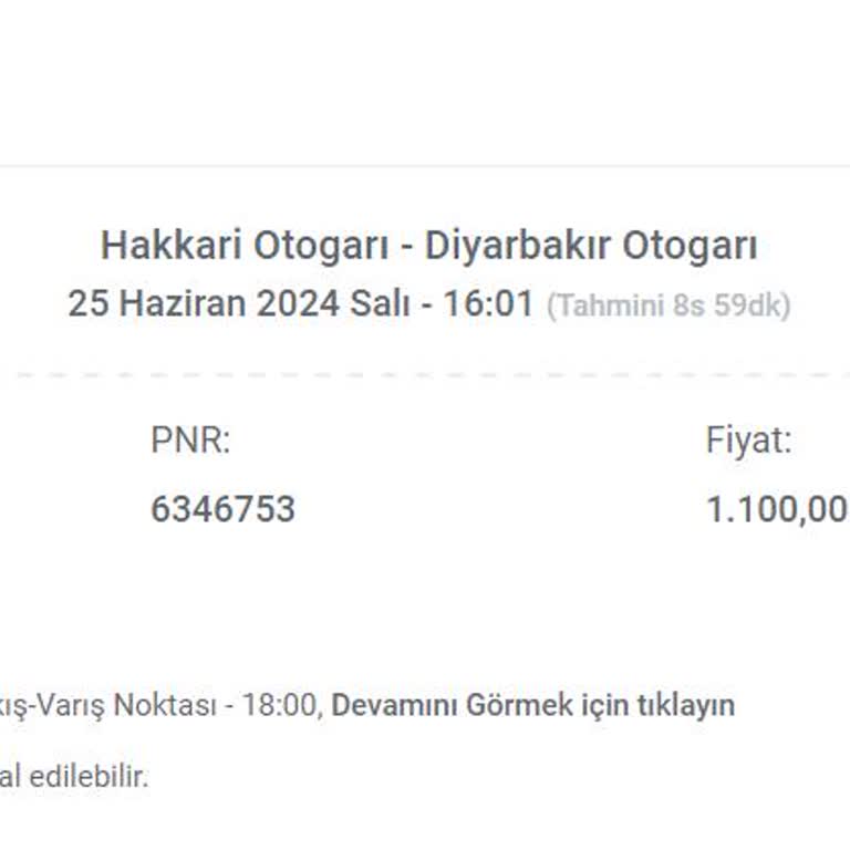 Obilet Firmasının İptal İşlemini Yapmaması