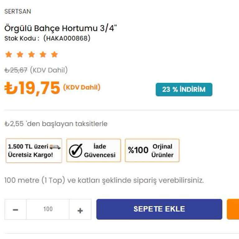 Nalburdayim.com'da Hayal Kırıklığı: Stok Sorunu Ve Yanıltıcı Bilgi