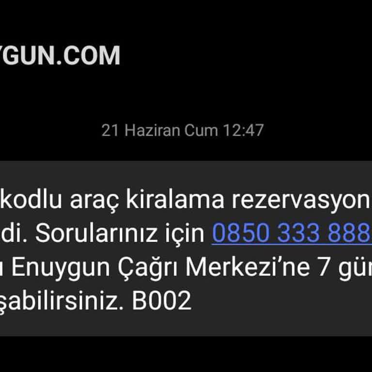 Enuygun Rezervasyon İptali