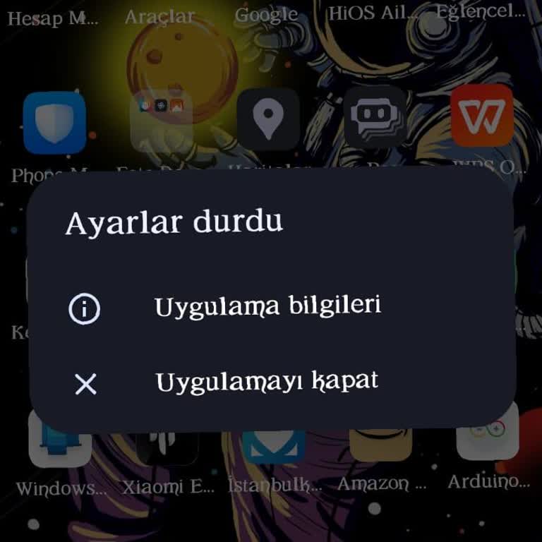 Tecno Camon 20 Hios 14 Ayarlar Hatası