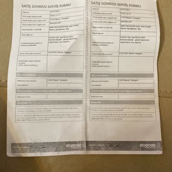 Mersin Ebebek'te Teşhir Ürünü Ve Yetersiz İade Süreci