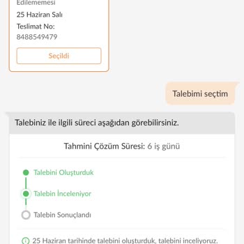 Trendyol Express Ürünümü Hareketsiz Bıraktı