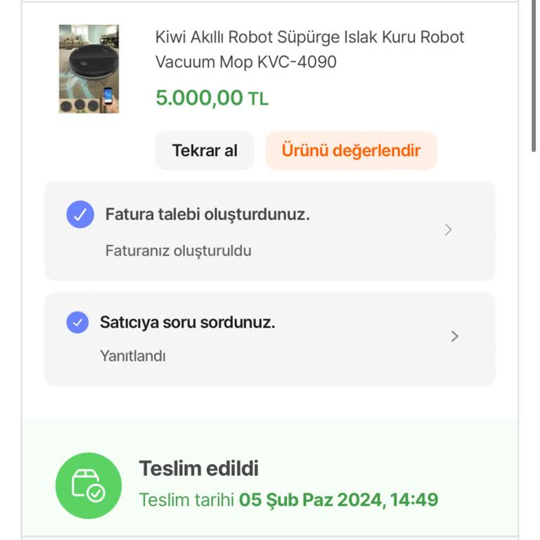 Kiwi Home Kiwi Marka Robot Süpürge Sürekli Arıza Veriyor!