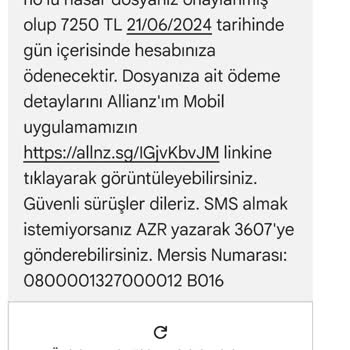 Allianz Sigorta Alliaz Sigorta / Kasko Konut Hasarı Hakkında