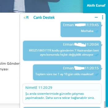 PTT Kargo 40 Gündür İletilmeyen Ve Hiçbir Cevap Alınamayan Kargo