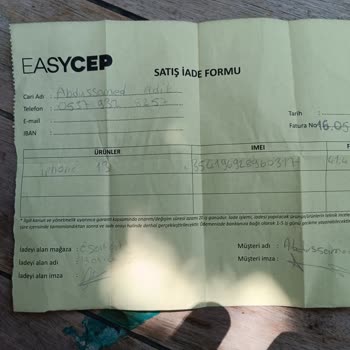 Easy Cep Pişmanlığı