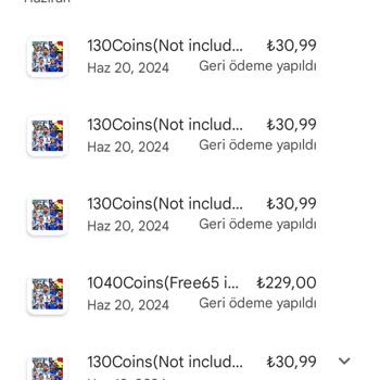 Google Play Para İadesi Sorunu
