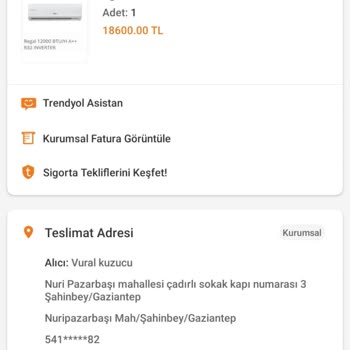 Trendyol'dan Sipariş Ettiğim Klima Hala Elime Ulaşmadı
