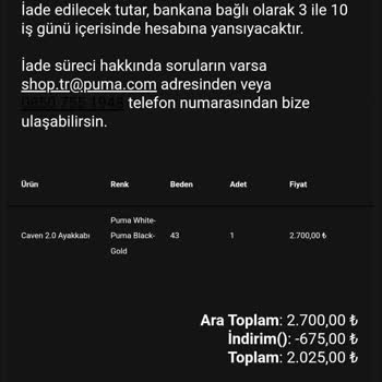 Pumanın İş Bilmez Departmanları Yüzünden 600 Liramı Yatırmadılar.