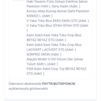 Butik Ponçik 2aya Yaklaşan Siparişlerim Halen Gelmedi