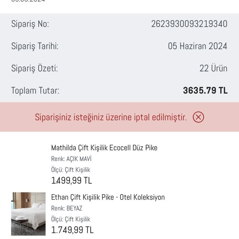 Madame Coco İade İstemiyorum Ürünlerimi İstiyorum