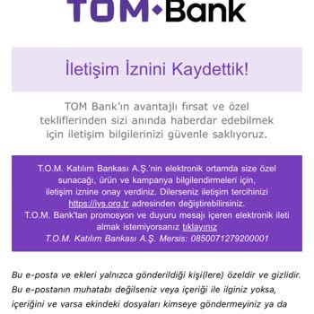 Tom Bank Ve Hadi Kimlik Ve İletişim Bilgilerime Ulaşmış