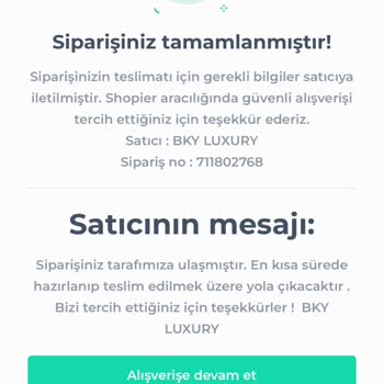 Shopier Bky Luxury Şikayet