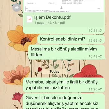 Maliav Butik (instagram: maliavdesign) Instagram Reklamı Üzerinden Oluşan Sipariş Sorunu