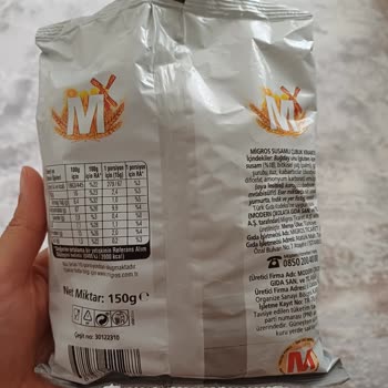 Migros Susamlı Kraker Susamsız Çıktı