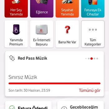 Vodafone Sınırsız Red Paketi Kotadan Düşüyor Ek Ücret Alıyor