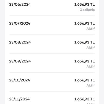 Akbank Ticari Kredi Taksit Ödeme Seçeneği Yok