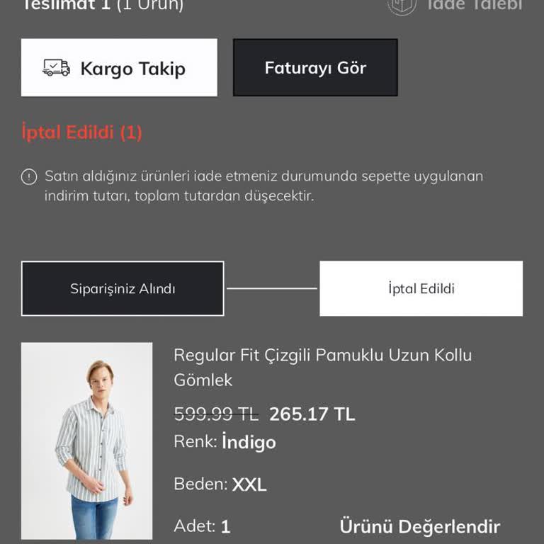 @DeFacto Ürünümü Bana Ulaştır!