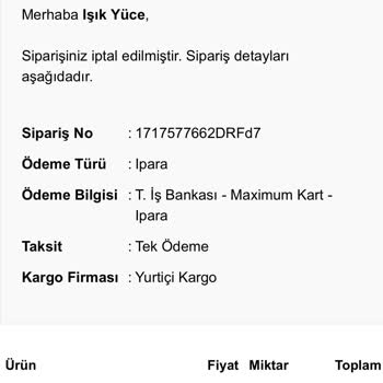 Kafkas Pet İnternetten Aldığım Kedi Maması Gönderilmedi Ve Para İadesi Yapılmadı