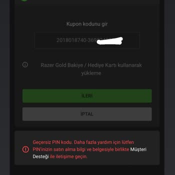 Vodafone Her Şey Yanımda Geçersiz Kod Ve İptal Hakkı Sorunu