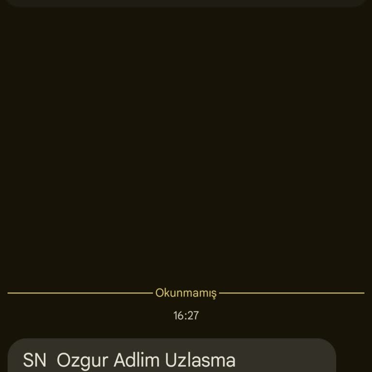 Güven Hukuk Bana Gelen Mesaj
