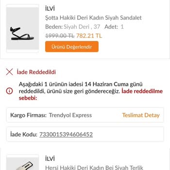 Trendyol Express Trendyol İademi Kaybetti, İlgi, Alaka Sıfır