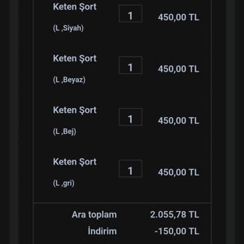 Clothe Xlrd Geç Ve Eksik Gelen Sipariş