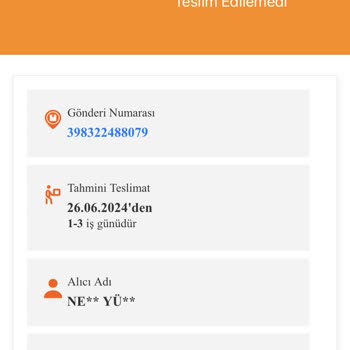 MNG Kargo Gelmediği Halde Her Seferinde Teslim Edilemedi Gösterilmesi