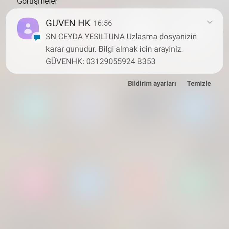 Güven Hukuk (SMS) Yanıltıcı Hukuk Mesajları Hakkında Şikayet