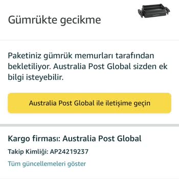İGA İstanbul Havalimanı Gümrükte İşlem Yapılmayan Yurt Dışı Sipariş Kargosu