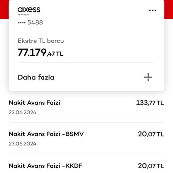 Akbank Nakit Avans Tekrar Yansıtılması Ve Dönem Faizi