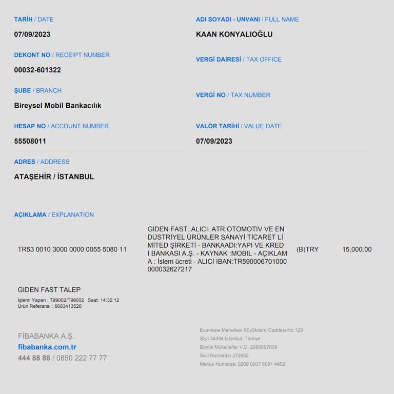 Doğan Trend Otomotiv 9 Aydır İbraz Edilemeyen Fatura Ve Garanti Belgesi.