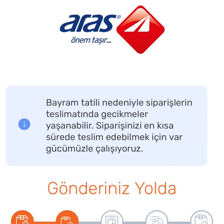 Trendyol Aras Kargodaki Kargom Gelmiyor