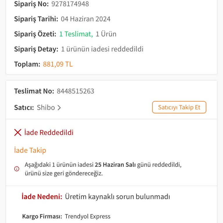Trendyol Müşterisine Sahip Çıkmıyor Bozuk Malı Zorla Aldırıyor