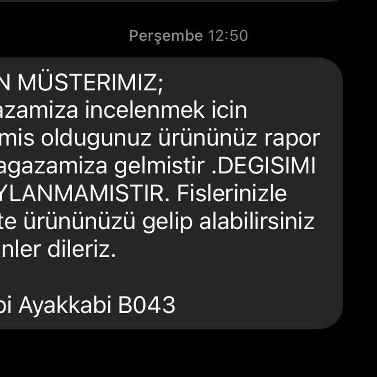 Bambi Ayakkabı Bambi Ayağımı Parçalayan Kusurlu Terliği Değiştirmedi