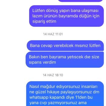 Vakro Boutique İletişim Sorunu Para İadesi Sorunu