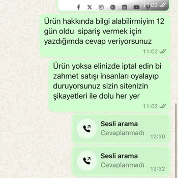 Vakro Boutique İletişim Sorunu Para İadesi Sorunu