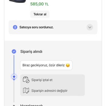 Hepsiburada Sipariş Göndermeyen Mnç Collection Firma