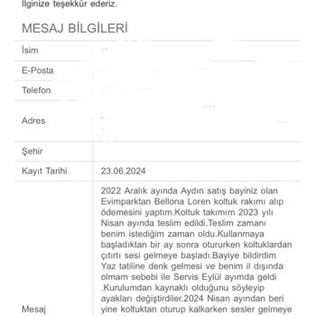 Bellona Loren Koltuk Oturup Kalkerken Ses Çıkarıyor