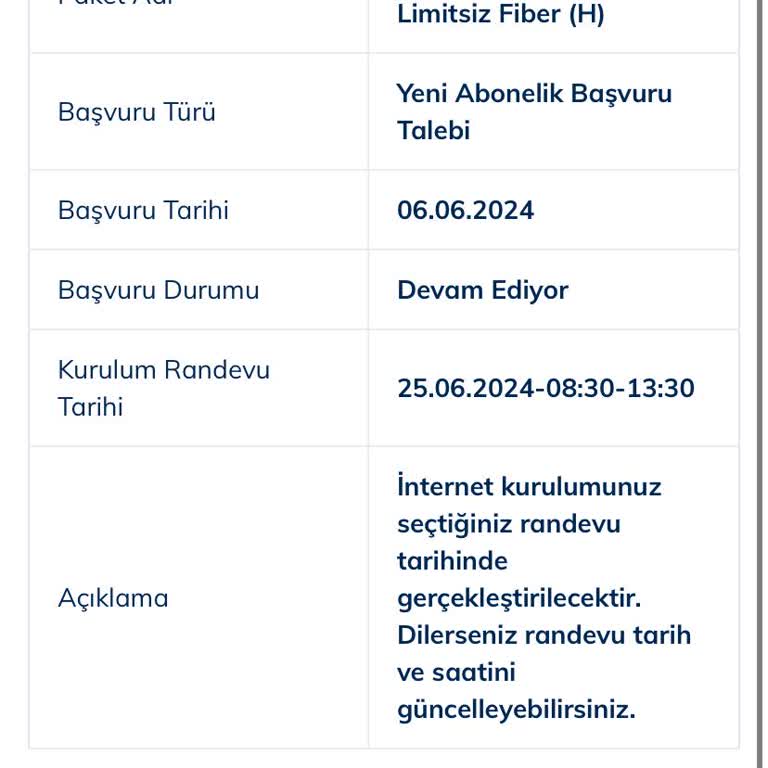 Türk Telekom Evde İnternet Başvurusu