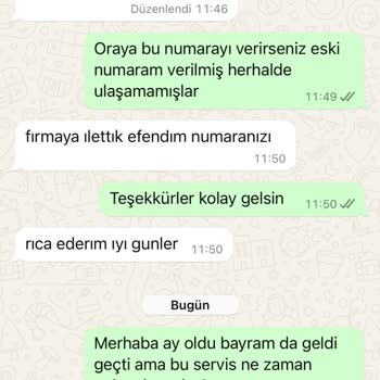 Evmoda Gelmek Bilmeyen Servis