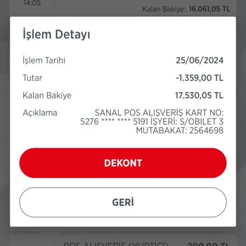 Obilet Para İadesi İstiyorum