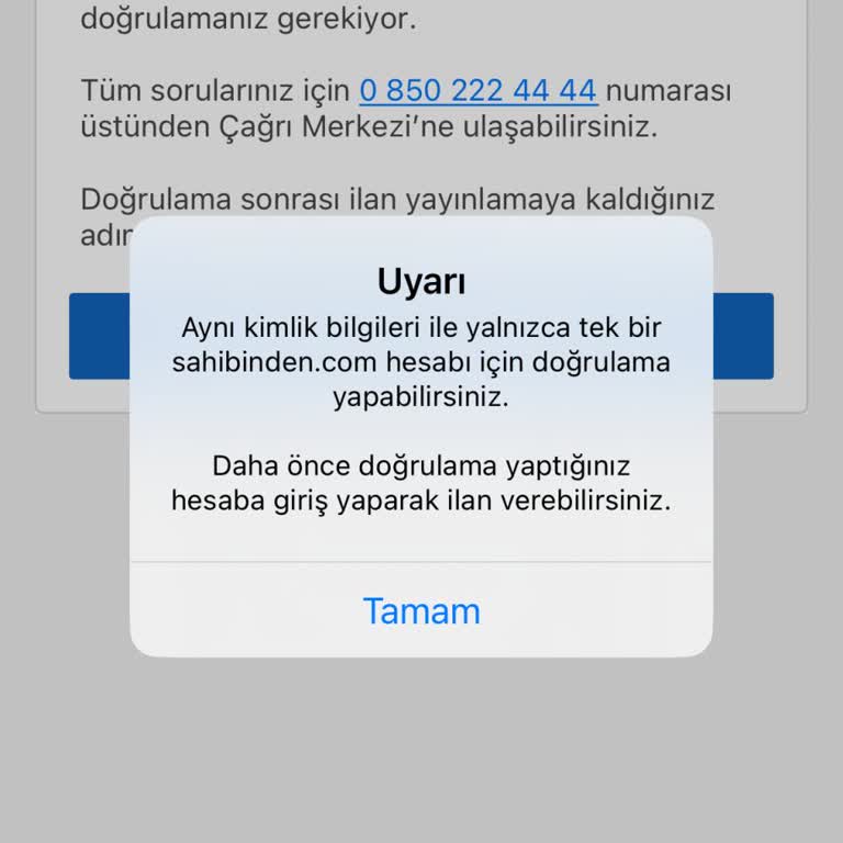 Sahibinde.com Kimlik Doğrulama Sorunu