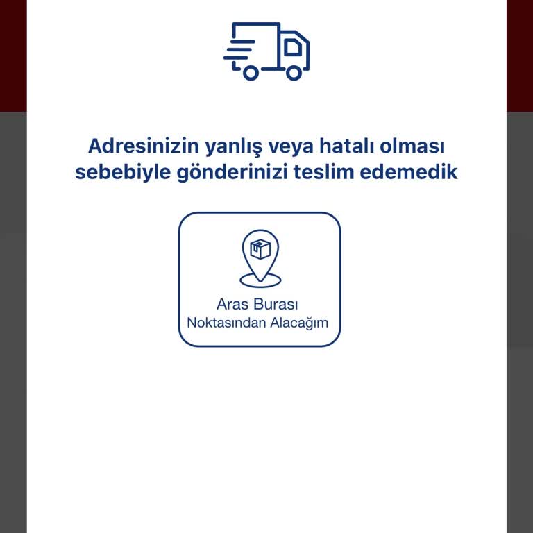 Aras Kargo Kargom Adresin Yanlış Olduğu Söylenerek Gelmedi