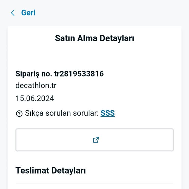 Decathlon Online Alınan Ürün İade Sorunu